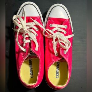 Converse-red size 8 woman’s.